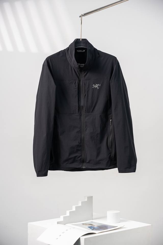 Black Arcteryx Gamma Mx Lightweight Breathable and Comfortable Pilot Stand Colla