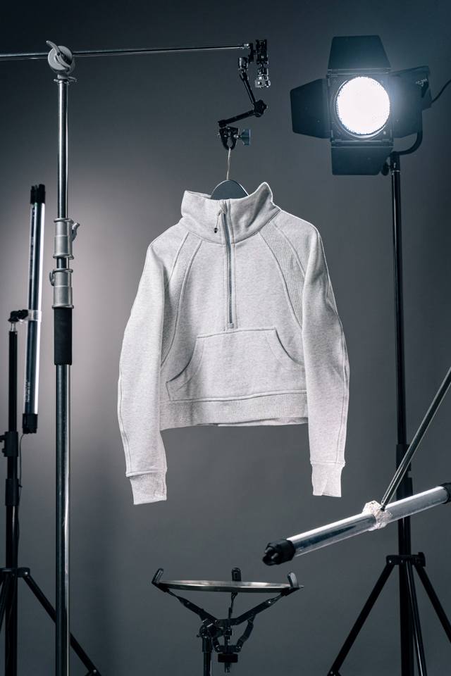 Lululemon Scuba series short stand collar half zipper | short chimney collar sw