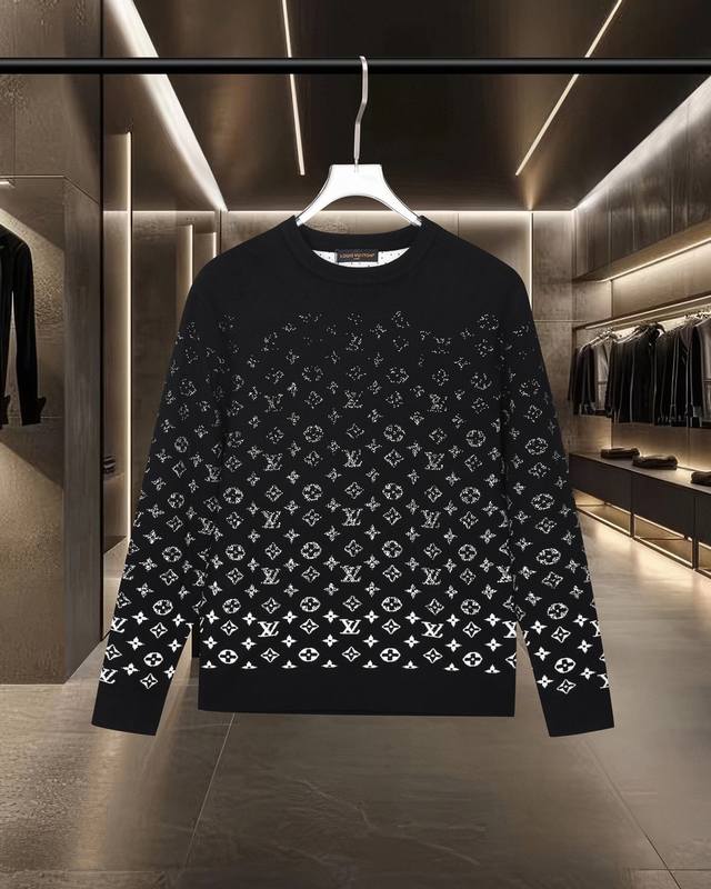 Louis Vuitton Lv 25Fw classic style all-over print, obscure floral logo, jacquar