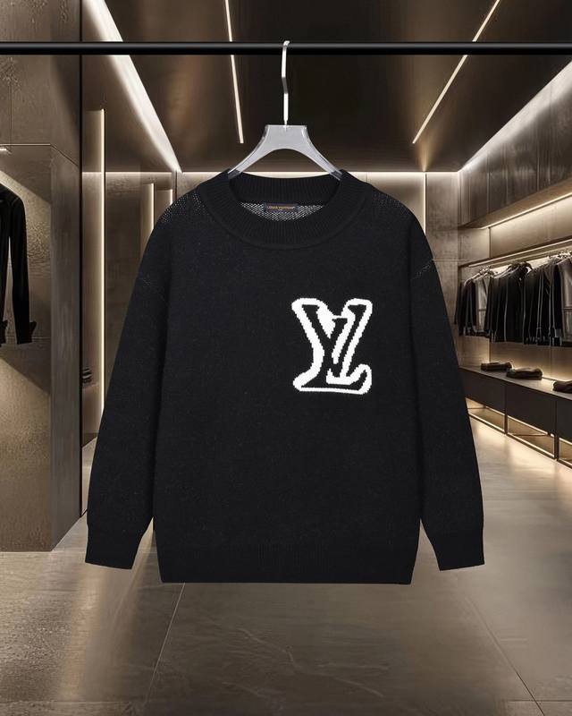 Louis Vuitton Lv 25Fw Limited Edition jacquard pullover sweater with monogram l