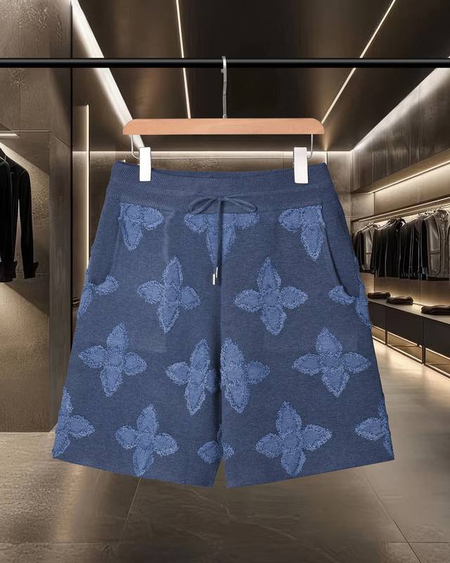 Next-day shipping. Louis Vuitton Lv colorblock monogram jacquard knitted casual