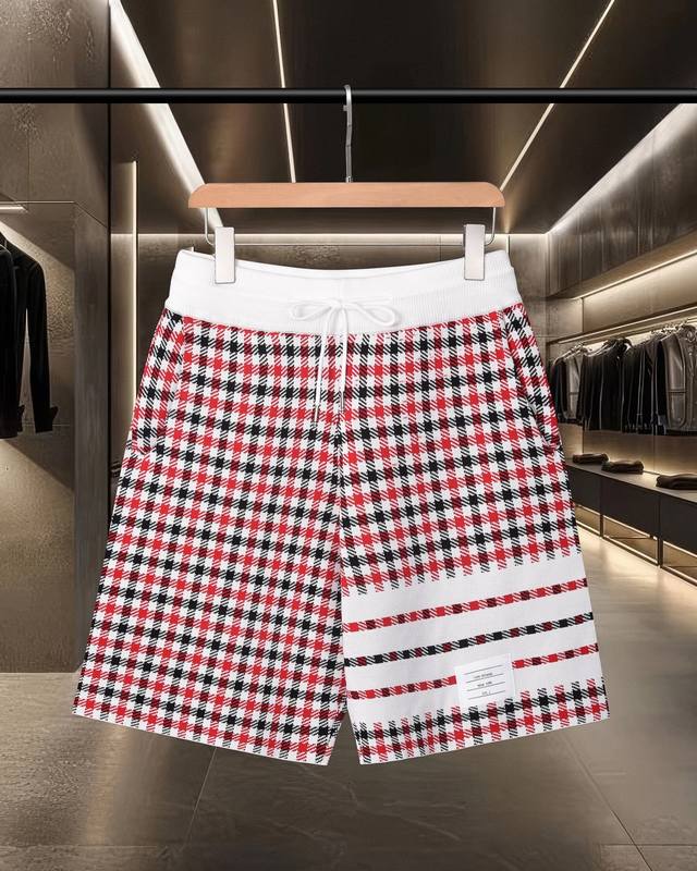 Next-day shipping. Thom Browne Tb colorblock four-bar knitted casual sports sho