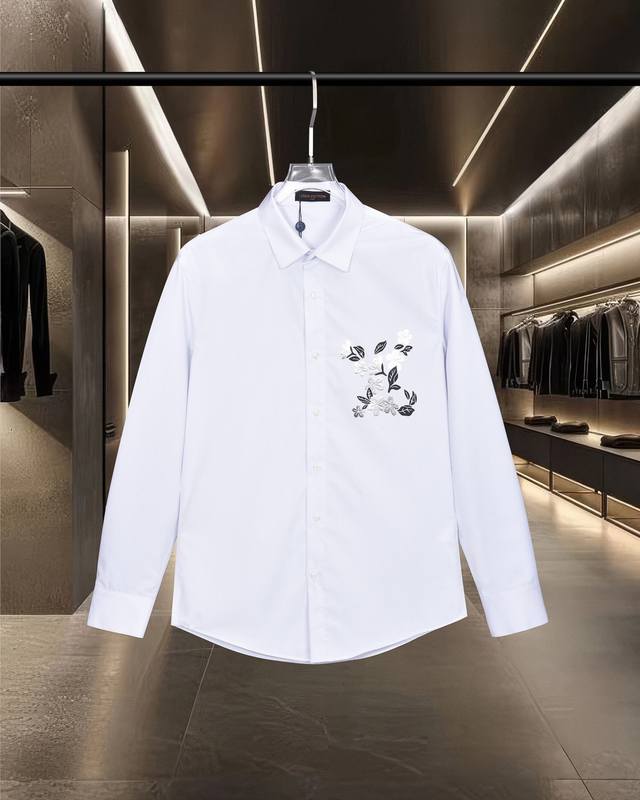 Lv Louis Vuitton's hot-selling item is here! This high-quality long-sleeved shir