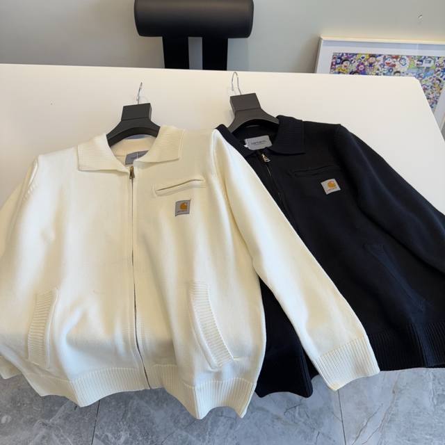 Style number: D421 Carhartt cardigan sweater debuts in the knitted cardigan cat