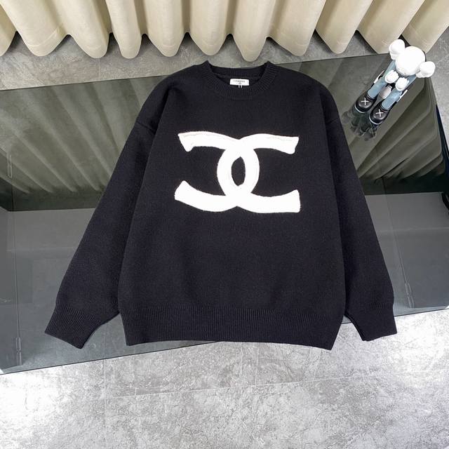 Chanel 24Ss Heavy Knit Cable Knit Cardigan Sweater Jacket with Classic Large Log