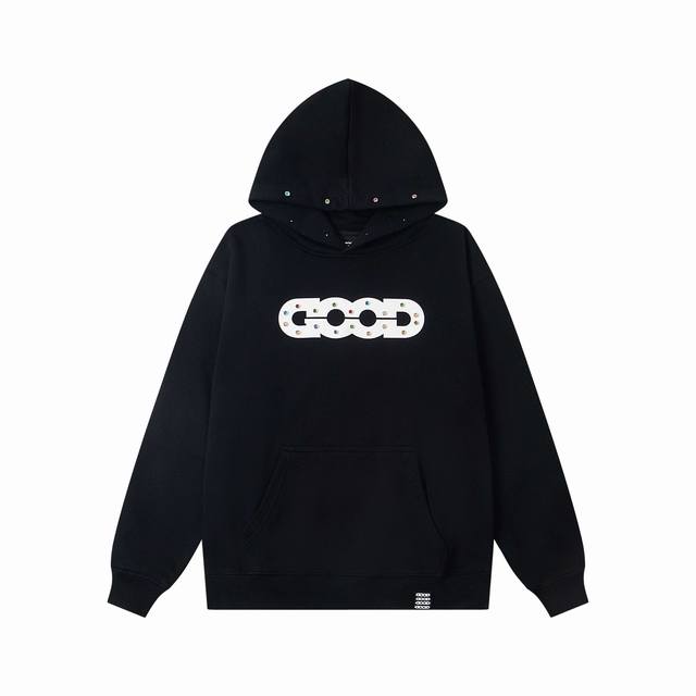 New Arrival Style: B139 Good New Rainbow Gem Classic Logo Letter Hooded Sweatsh