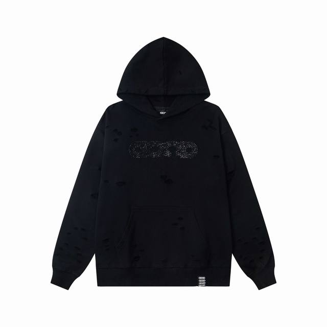 New Arrival Style: B138 Good new classic chest logo ripped hooded sweatshirt wi