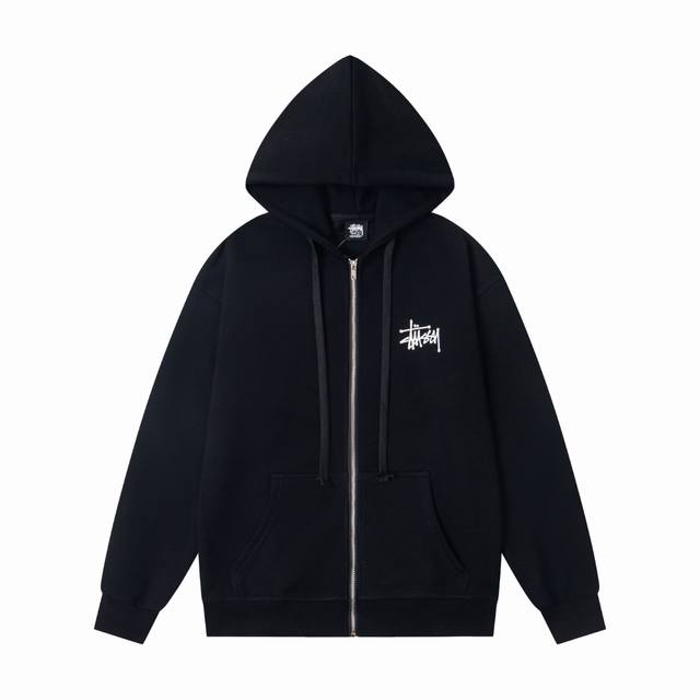 xy8903# Heavy high quality difference from market currency Stussy Basic Zip Hood