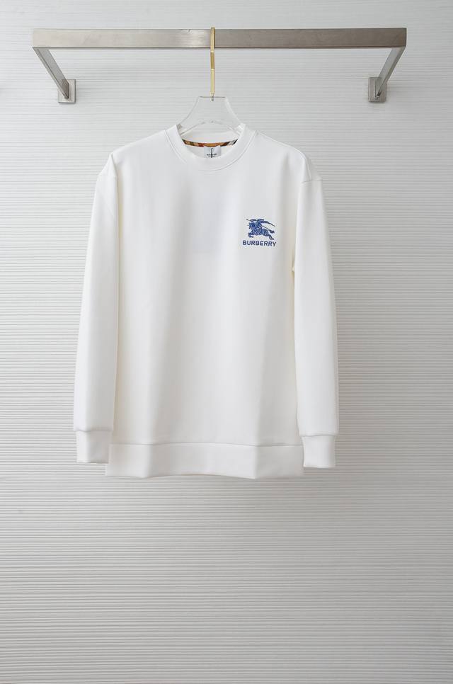 Bbr Burberry 2025Fw Round Neck Long Sleeve Men's Pullover Sweatshirt# has a toug