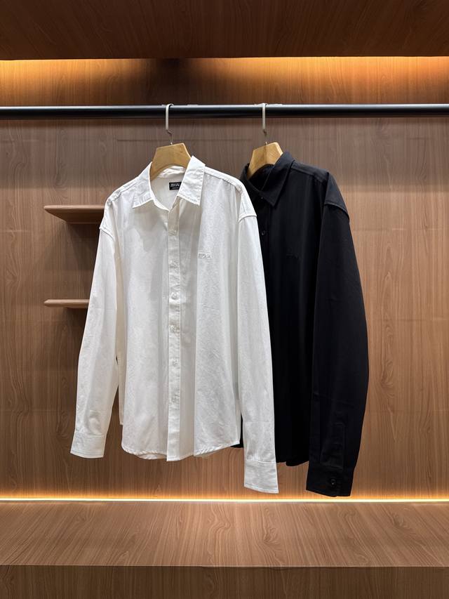 Jenny Ya25Fw's new early fall cotton twill solid color lapel shirt! Classic rubb