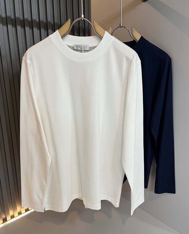 Bc-Brunello Cucineli 2025 autumn new men's long-sleeved base layer, a fashionabl