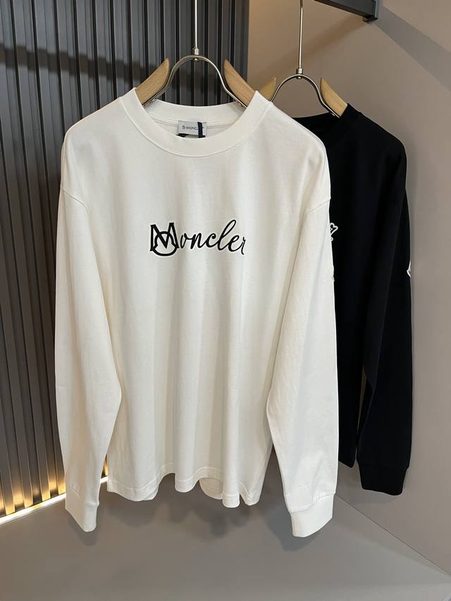 Moncler's latest 2025 Fall/Winter unisex long-sleeved bottoming shirt, trade-ord