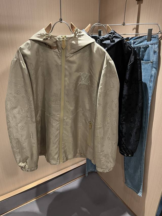 Louis Vuit*On's new Autumn/Winter 2025 Louis Vuit*On Monogram embossed jacket fo