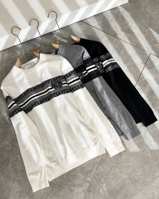 Dior* Dior's new autumn and winter unisex knitted wool sweaters, now available a
