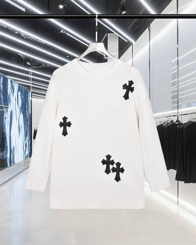 Chrome Hearts Os loose fit 2025Fw new autumn and winter classic custom leather c
