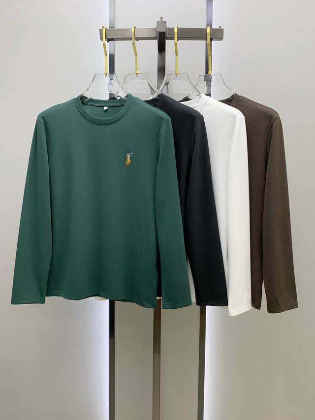 Polo Paul 25Ss new fall arrival, new trade order, round-neck long-sleeved base