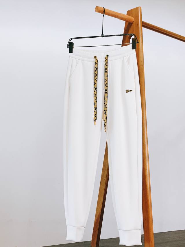 Louisvuitton 2025 Early Fall New Arrival Fashion Drawstring Casual Pants Fashion