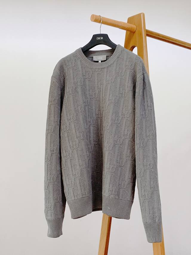 Dior Homme's new jacquard crewneck sweater from the Fall/Winter 2025 collection