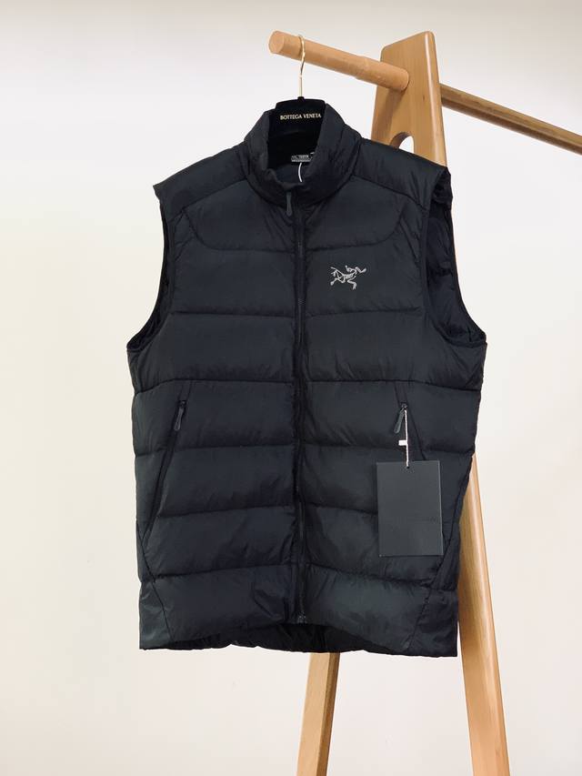 Arcteryx 2025Fw Autumn/Winter New Product Embroidered Down Vest | A "Two-Way" M