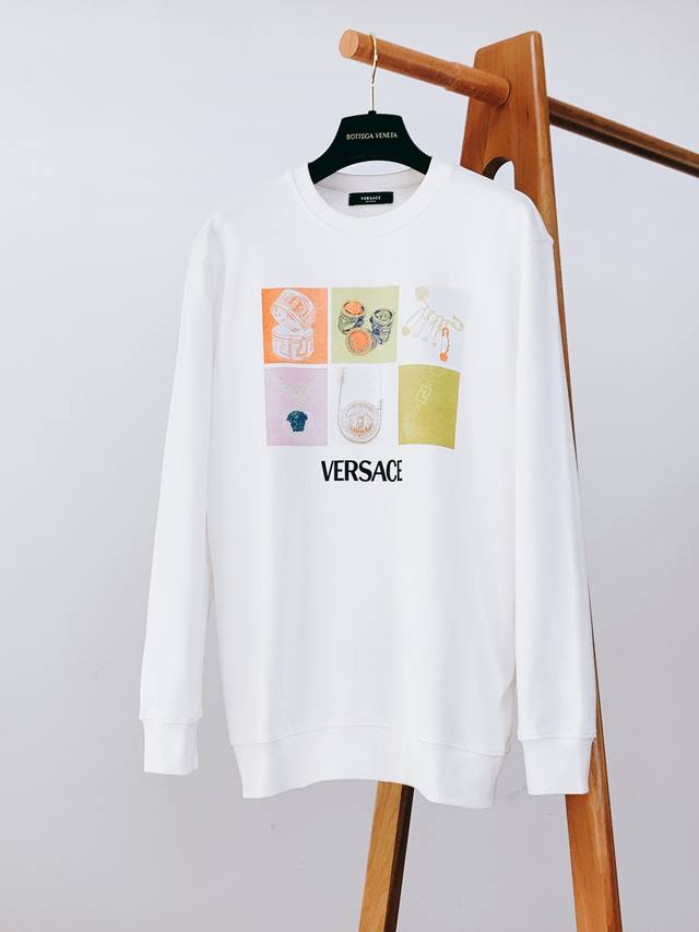 Versace's Fall/Winter 2025 collection, the Jewelry Puzzle Sweatshirt, is a new a