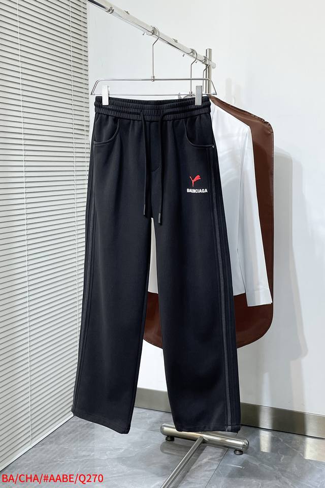 Q270 Ba 25Ss Balenciaga autumn and winter new style Ba pu horse joint logo lette