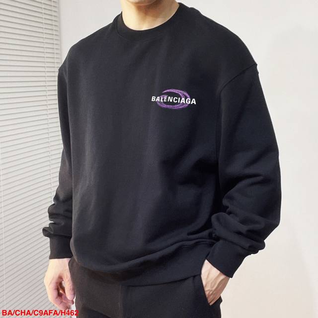 I898 Ba Balenciaga official website's new letter print. The double-layer heavy-d