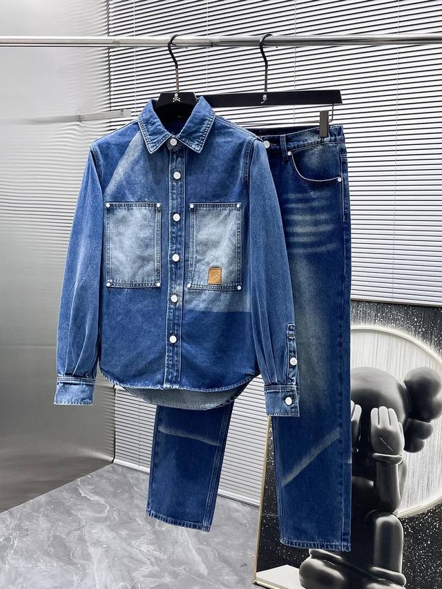Louis Vuitton's new Autumn/Winter 2025 denim suit, a high-end edition! Custom-m
