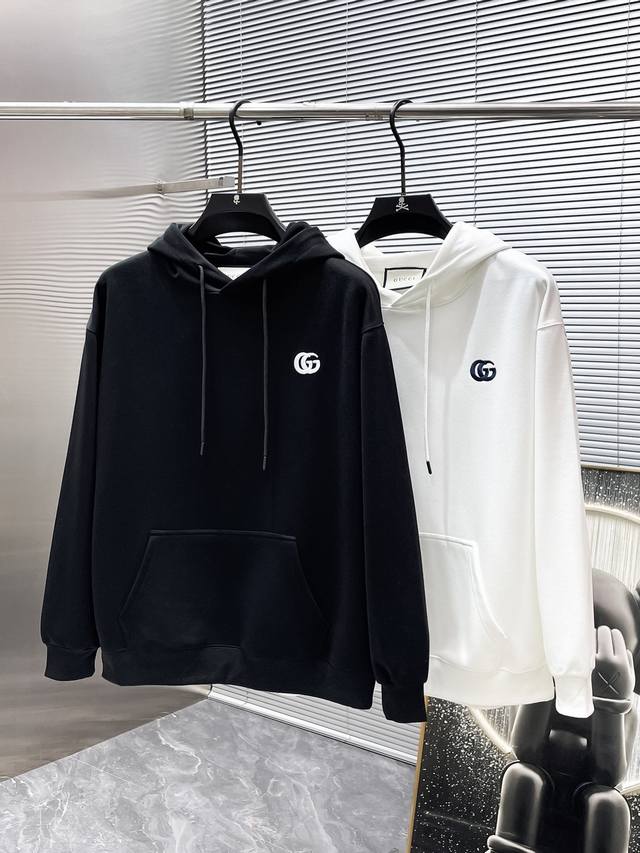 Gucci's new 2025Ss long-sleeved hooded sweatshirt, a high-end version! Custom-ma