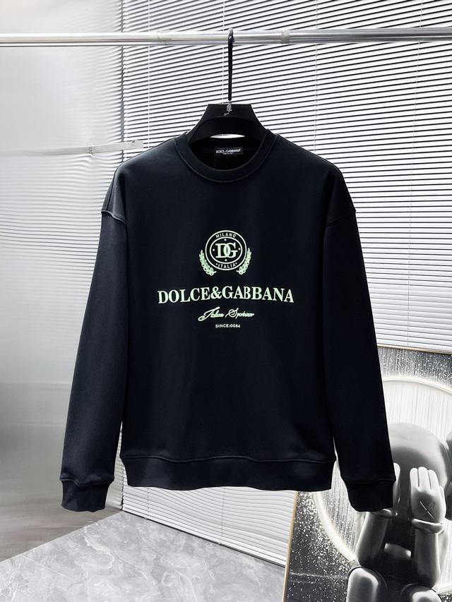 Dolce & Gabbana's new 2025Ss long-sleeved crewneck sweatshirt, a high-end versio