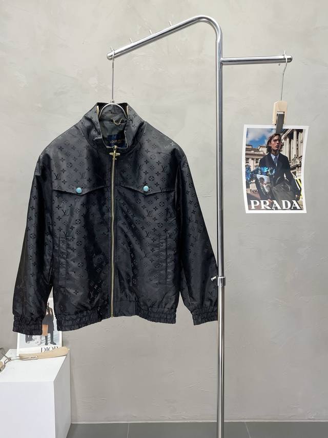 Louis Vuitton exclusive new original men's casual jacket, breathable and comfort