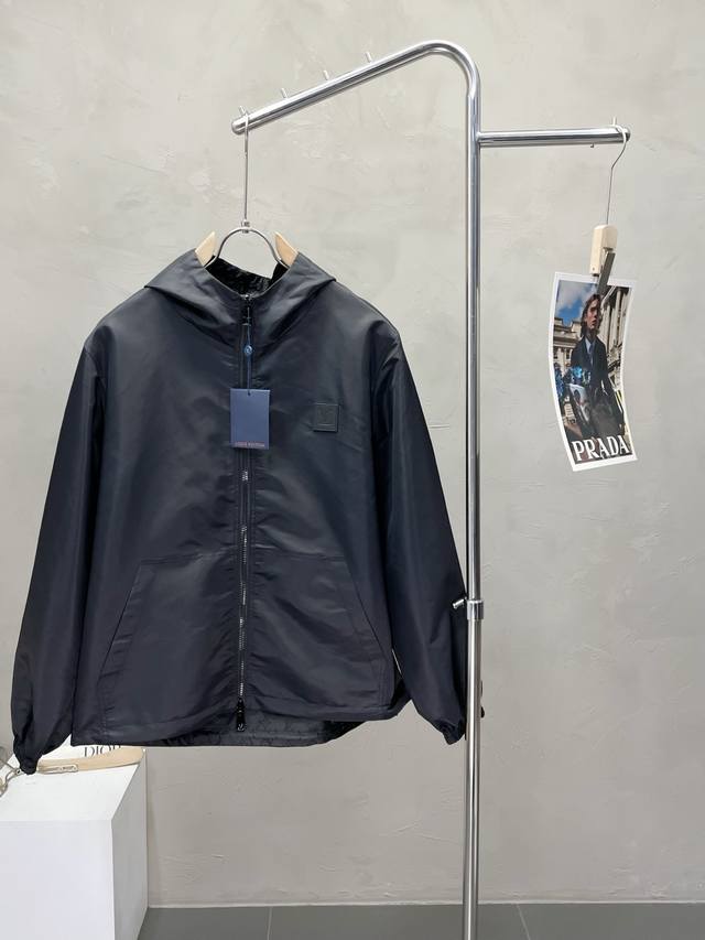 Louis Vuitton's exclusive, latest fashion jacket. This reversible jacket featur