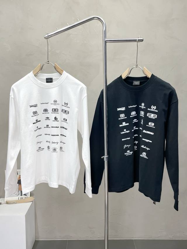 Balenciaga exclusive autumn and winter new original men's casual long-sleeved hi