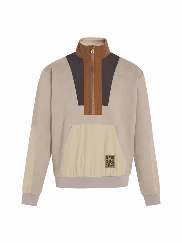 Louis Vuitton 25Ss half-zip workwear pullover authentic 15700 purchased and deve