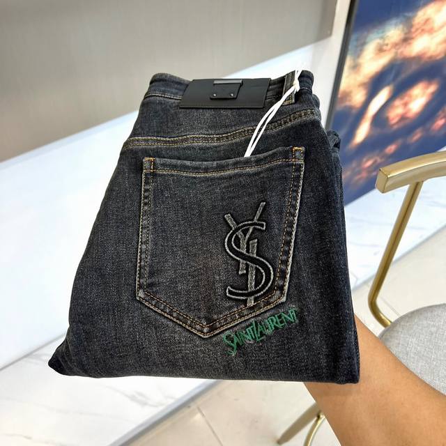 Saint Laurent's new men's jeans for Fall/Winter 2025 showcase the rock and roll