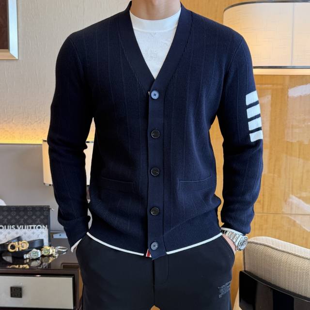 Tb 2025 Fall/Winter Men's Wool Knit Cardigan. A popular item currently available