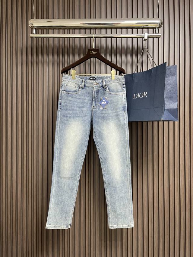 Tom 2025Fw summer original men's high-end denim jeans, from a prestigious brand,