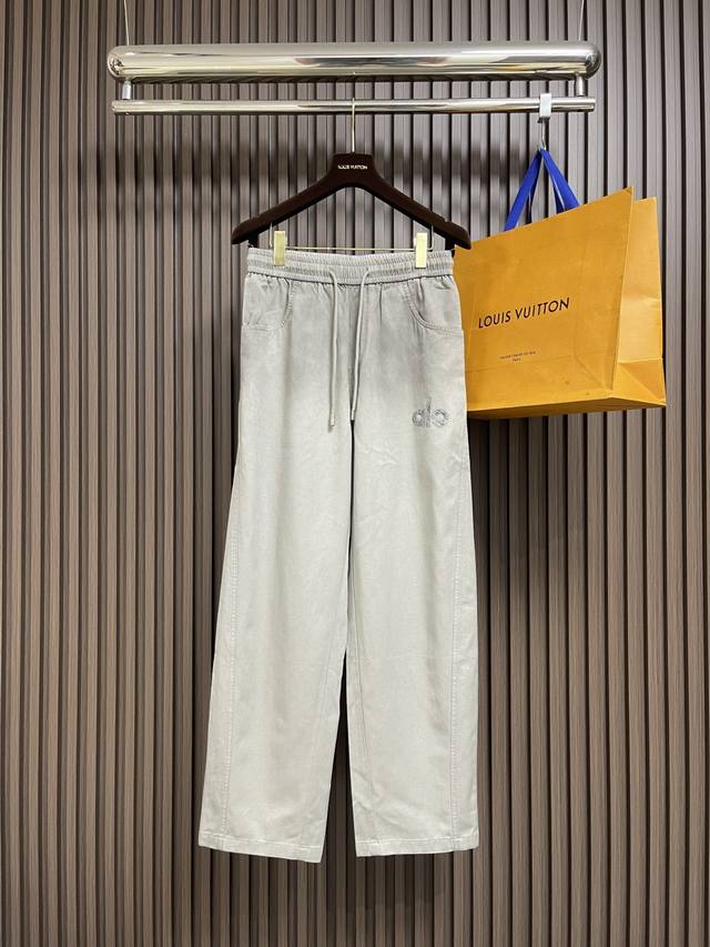 Alo 2025Fw early autumn new sweatpants, customized with full hardware, new brand