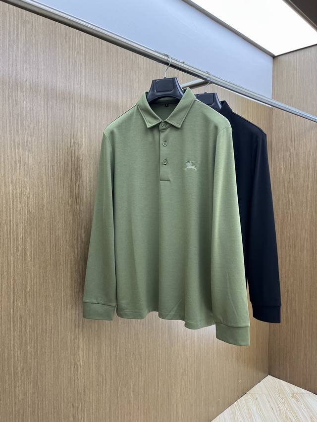 Autumn/Winter Bbr 2540 new men's logo short-sleeved polo shirt for autumn and wi