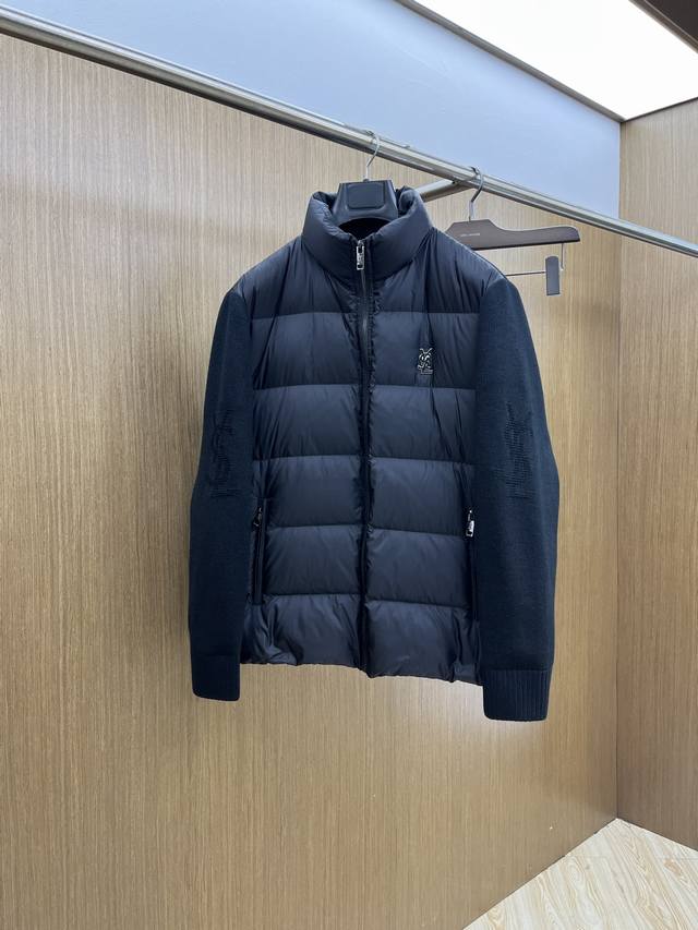 Exclusive YSL Fall/Winter hit. 2025 Fall/Winter new knitted down jacket. Origin