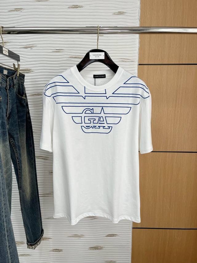 Ss Armani's latest pure cotton fabric, the highest edition, features a classic l