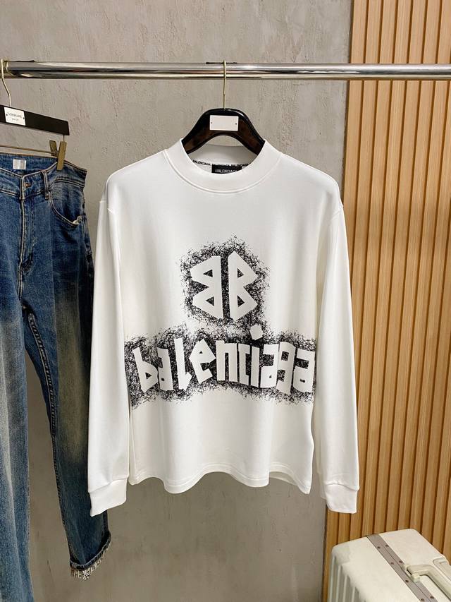 Balenciaga 25Ss Fall New Arrival, New Trade Order, Round Neck Long-Sleeved Unde