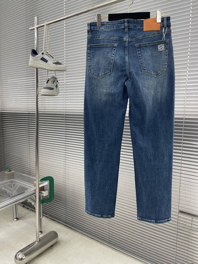 Loew's 2025 Early Fall Hot-Style Jeans : A premium blue denim pair for men, thi