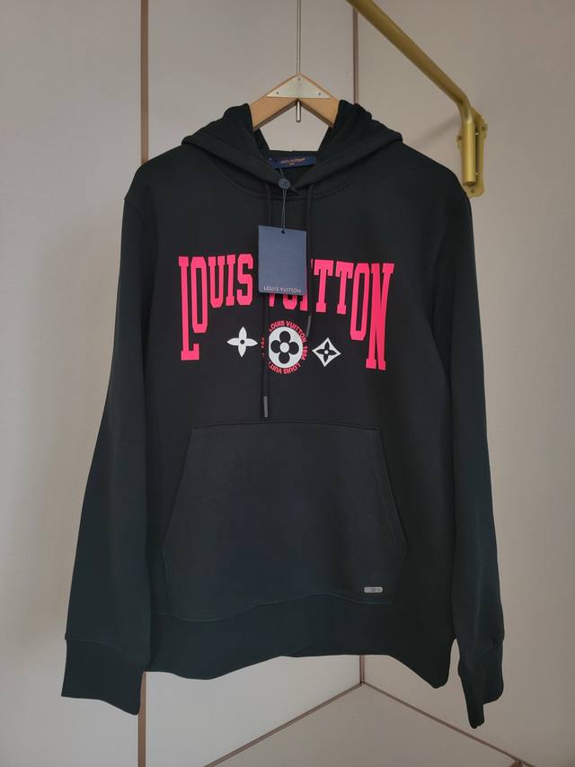 Louis Vuitton's new 2025 Fall/Winter hoodie, made of pure cotton terry fabric,
