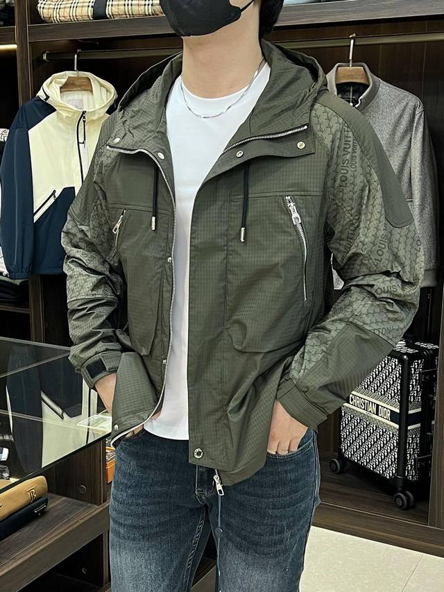 Featured: Lv 2025Ss Early Fall New Release Donkey Brand Hooded Jacket, a hot-se