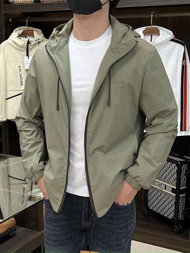 Featured: Zegna's 2025 Early Fall new release. This Zegna hooded jacket feature