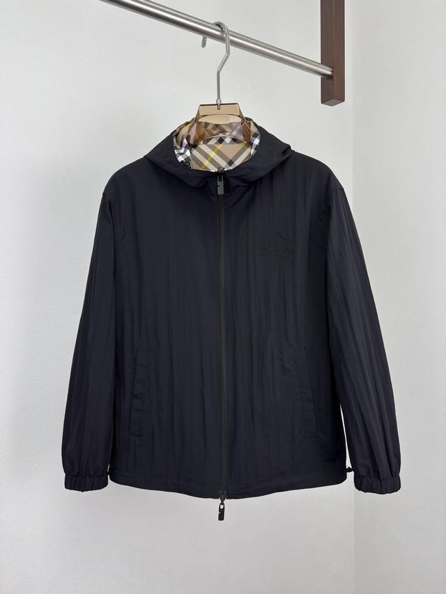 Burberry's new Fall/Winter 25 collection features a reversible hooded jacket, r