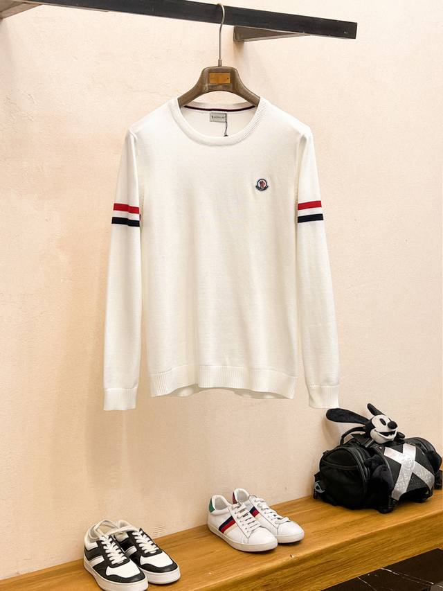 Moncler's new men's wool sweater for early fall 2025 is a hot-selling item in ou