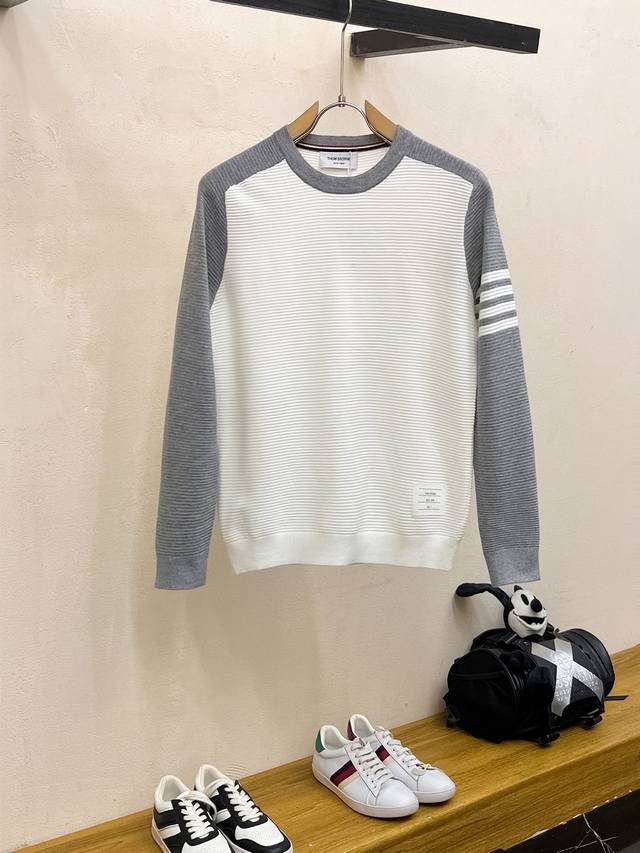 Tb 2025 Fall/Winter new sweater counters simultaneously use wool + Tencel, fashi