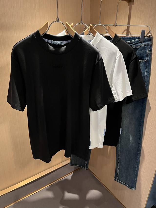 prad*A's new 2025 Fall/Winter men's short-sleeved base shirt, the latest model e