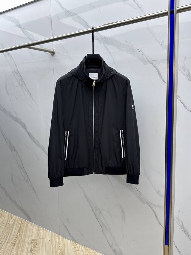 Burberry 2025 Autumn/Winter new monogram thin cotton jacket. Original custom har